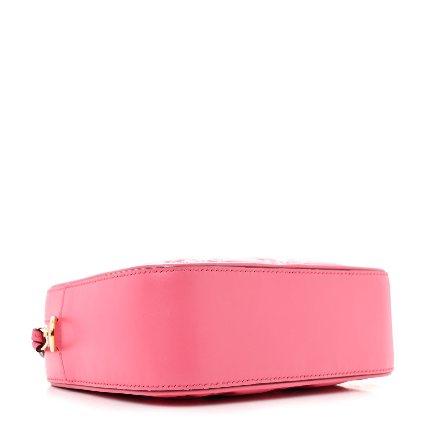 Calfskin GG Matelasse Small Shoulder Bag Rhodamine Pink Natural