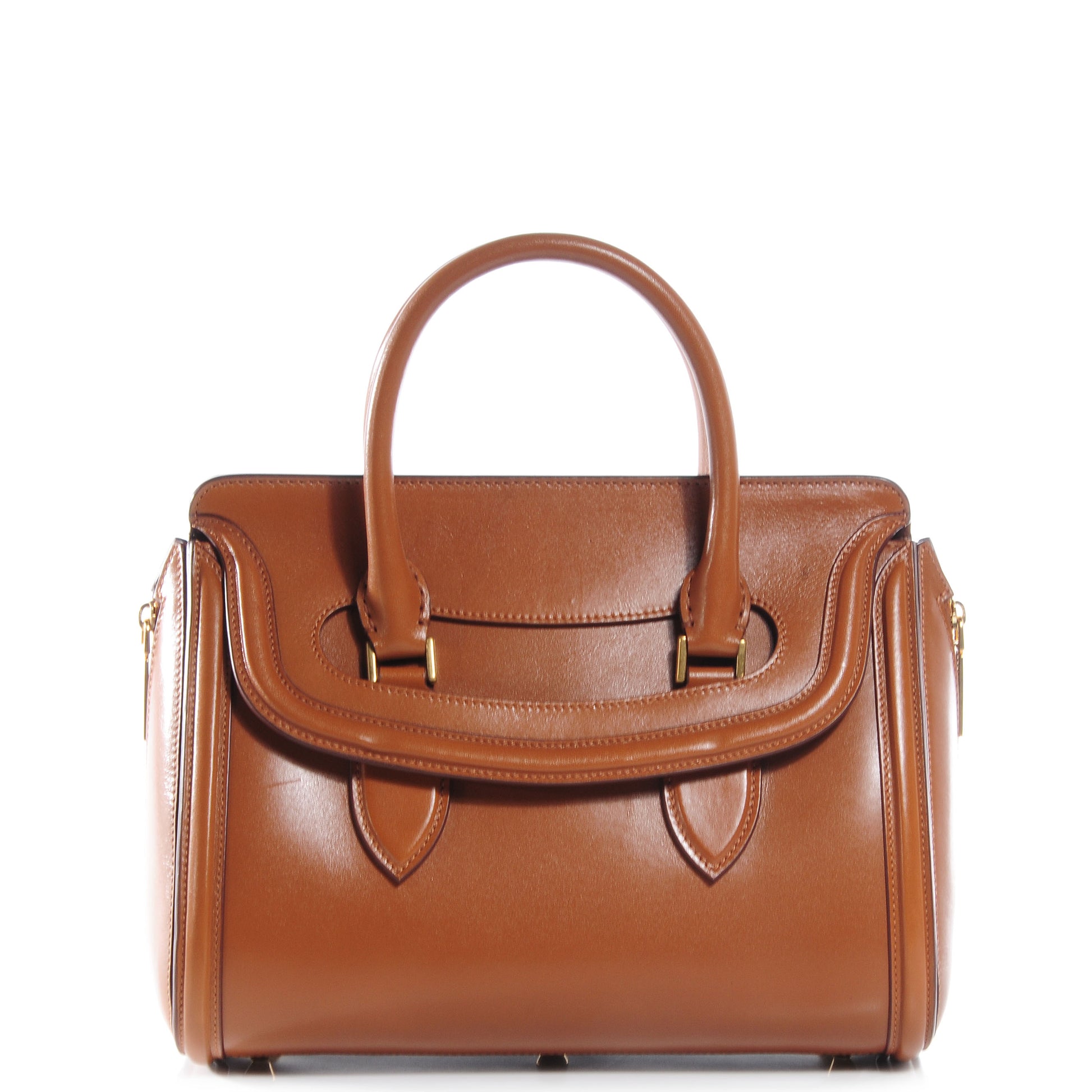 Alexander McQueen Leather Small Heroine Camel 1 of 9