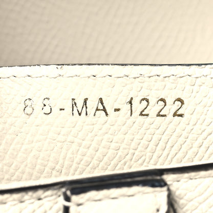 Christian Dior Grained Calfskin Saddle Bag With Strap Latte 7 of 11