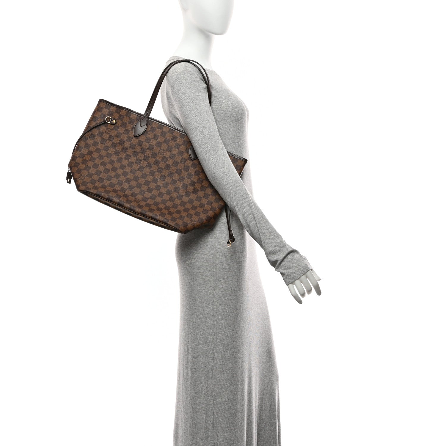 Louis Vuitton Damier Ebene Neverfull MM 2 of 10