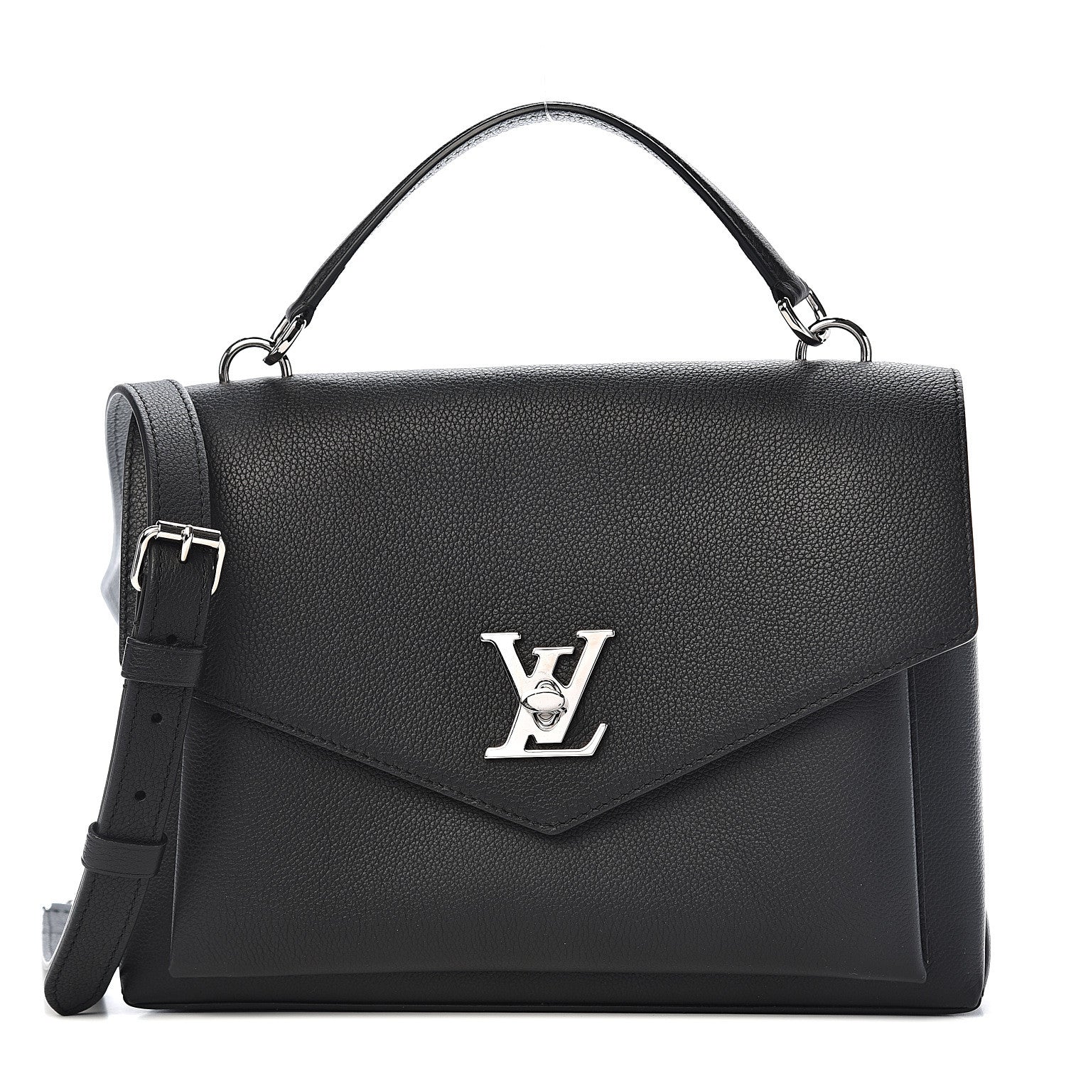 Louis Vuitton Soft Calfskin My Lockme Top Handle Black 1 of 12