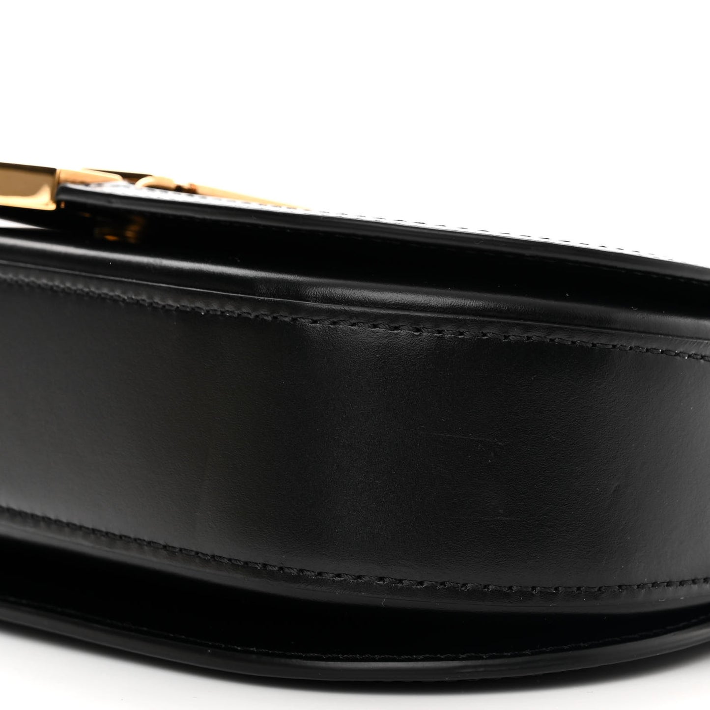 Calfskin Medium Greca Goddess Shoulder Bag Black