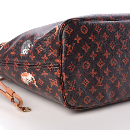 Louis Vuitton Catogram Neverfull MM Marron 11 of 15