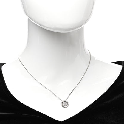 David Yurman Sterling Silver Diamond 7mm Infinity Pendant Necklace 2 of 4