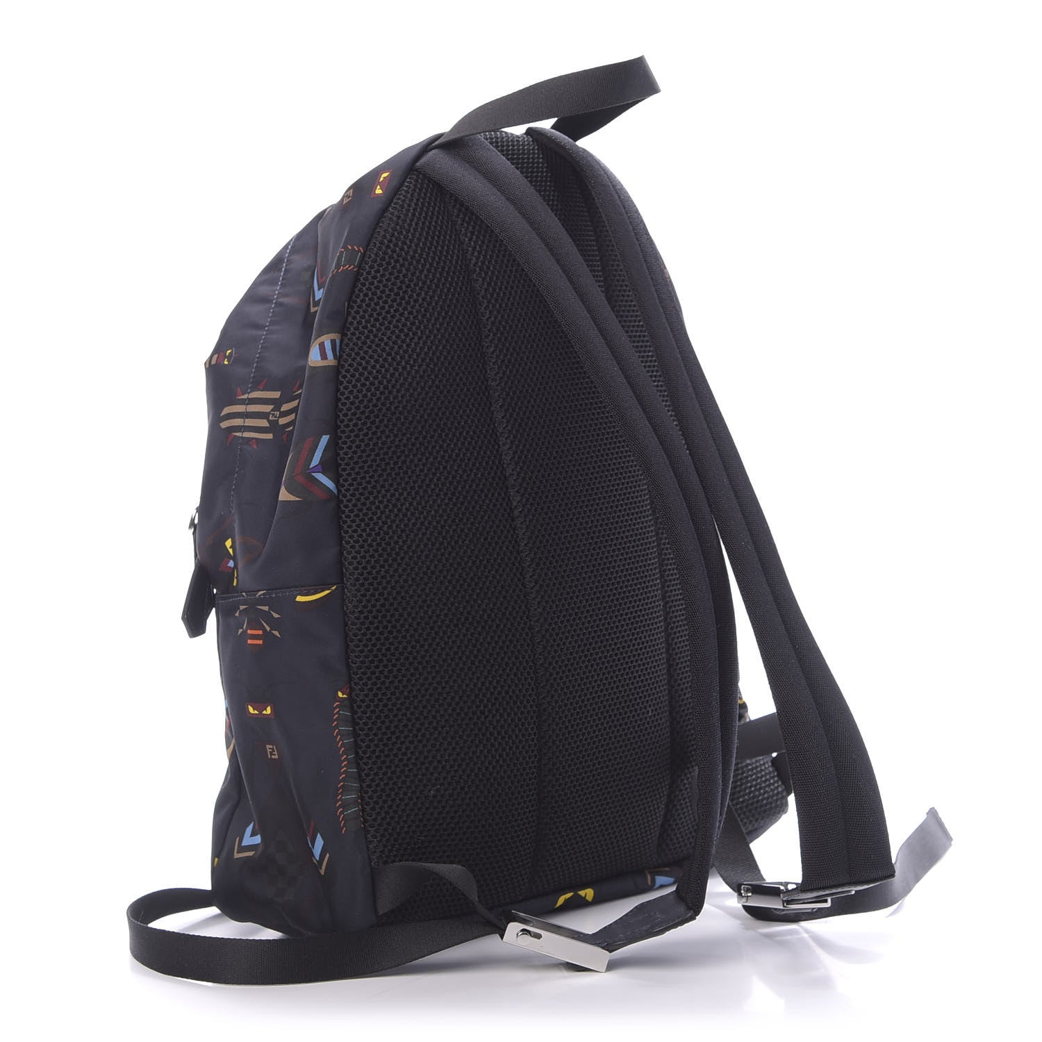 Fendi Nylon Super Bugs Backpack Navy 2 of 9