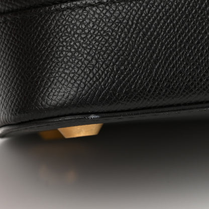 Balenciaga Signature Grained Calfskin Logo S Ville Top Handle Bag Black White 16 of 19