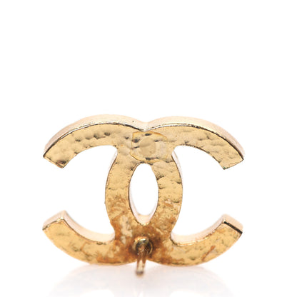 Chanel Enamel CC Earrings Black Gold 5 of 7
