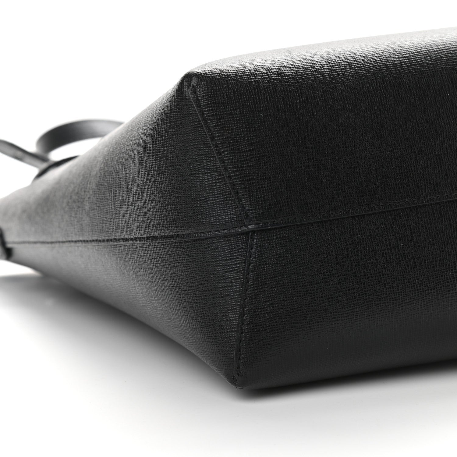 Mansur Gavriel Saffiano Mini Bucket Bag Black Flamma 9 of 10