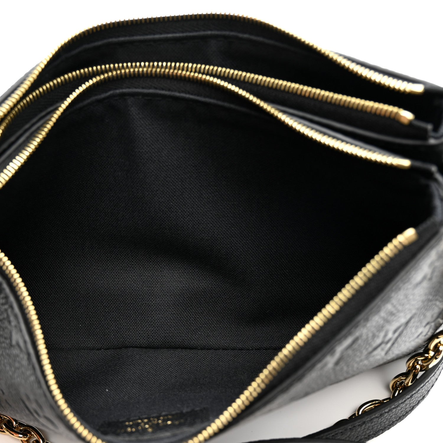 Louis Vuitton Empreinte Monogram Liv Pochette Black 6 of 11