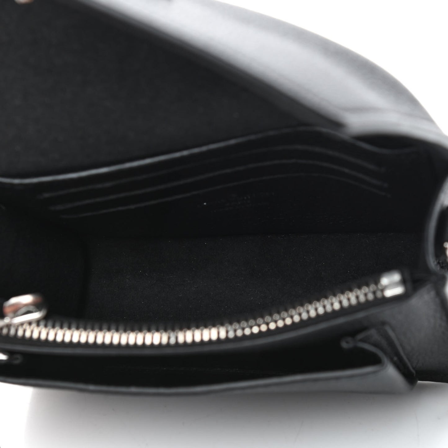 Soft Calfskin Mini My Lockme Chain Pochette Black