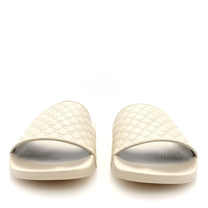 Gucci Microguccissima Slide Sandals 39 Ivory 3 of 9
