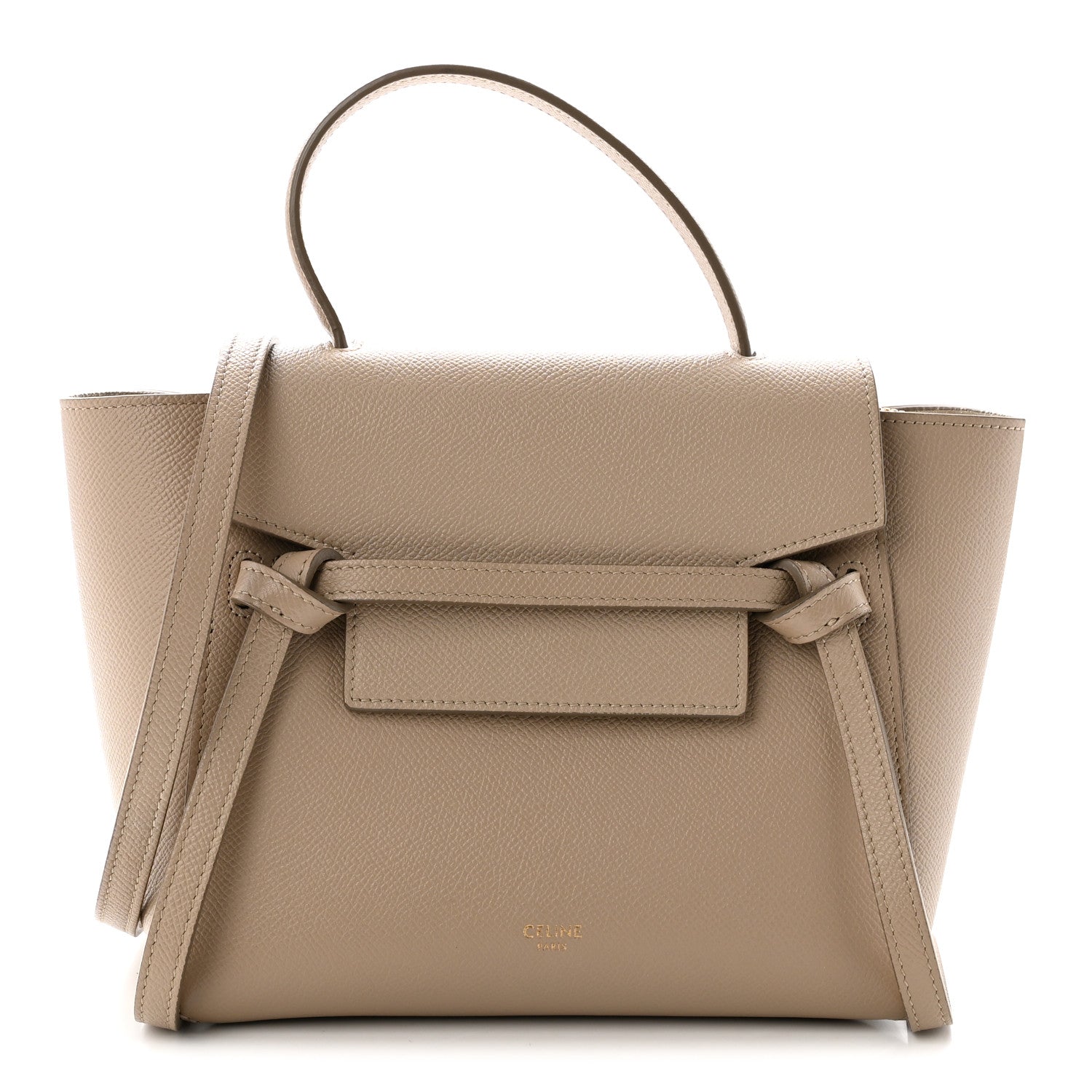 Celine Grained Calfskin Nano Belt Bag Light Taupe 1 of 11