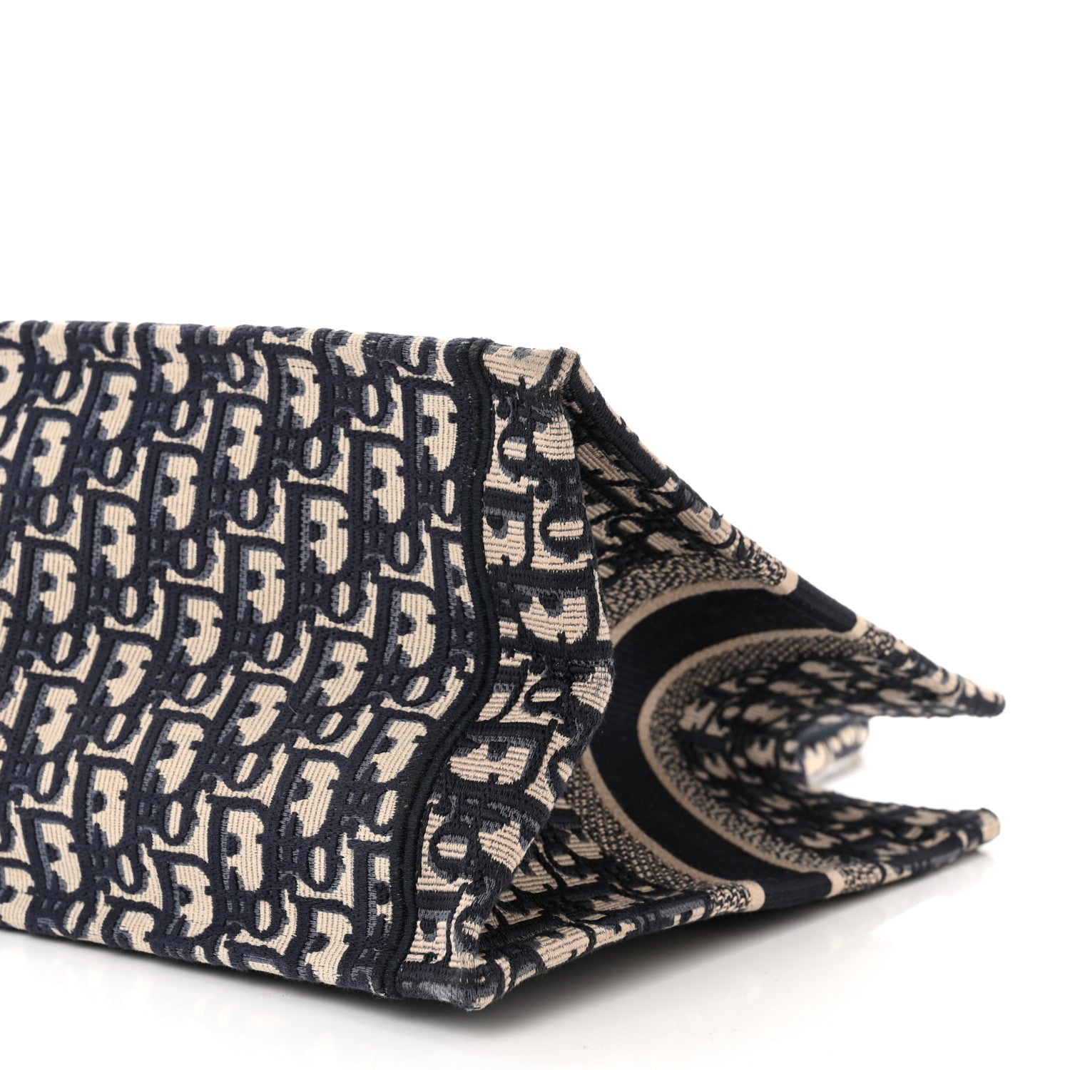 Christian Dior Oblique Medium Book Tote Blue Multicolor 9 of 10