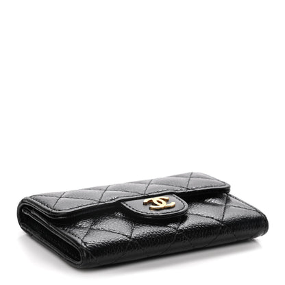 Chanel Caviar Quilted Flap Card Holder Black 4 of 13
