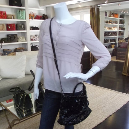 Prada Vernice Gaufre Tote Black 2 of 10