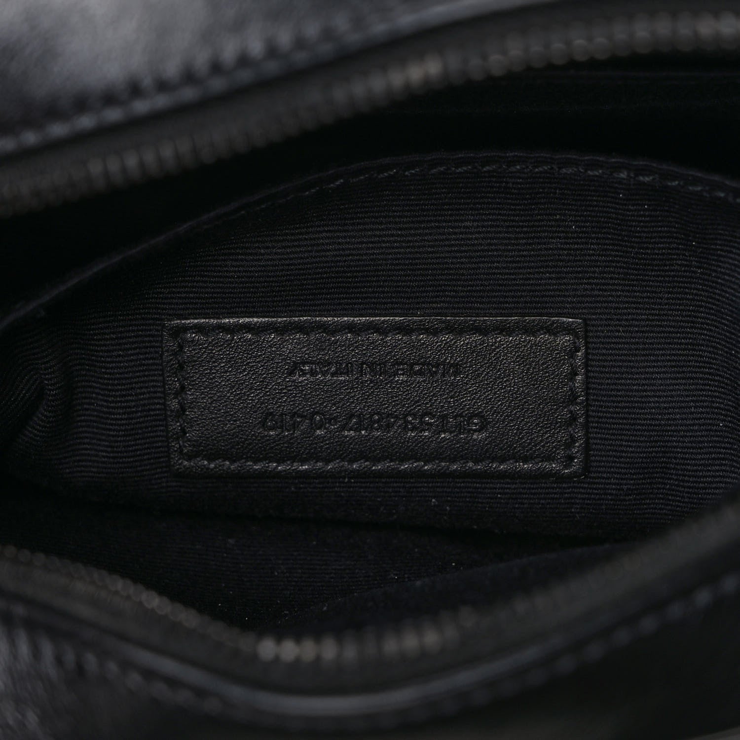 Saint Laurent Calfskin Matelasse Monogram Lou Belt Bag Black 7 of 9