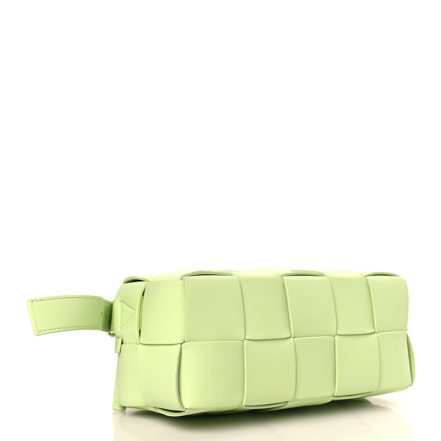 Bottega Veneta Lambskin Maxi Intrecciato Small Brick Cassette Bag Fennel 4 of 8