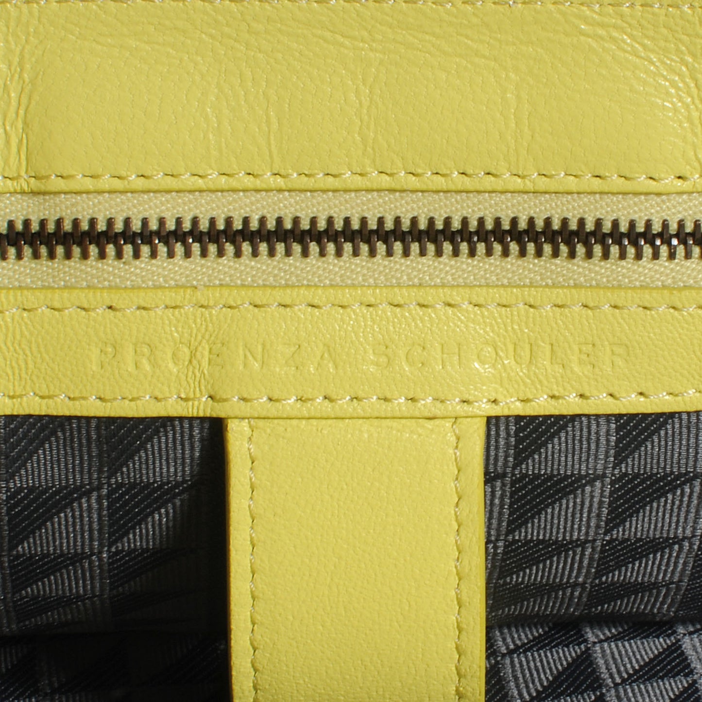 Lambskin PS1 Large Satchel Lemon
