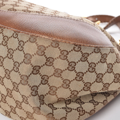 Gucci Monogram Medium Charlotte Hobo Brown 13 of 22