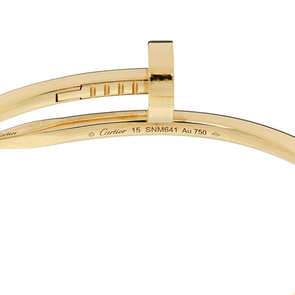 Cartier 18K Yellow Gold Juste Un Clou Bracelet 15 4 of 5