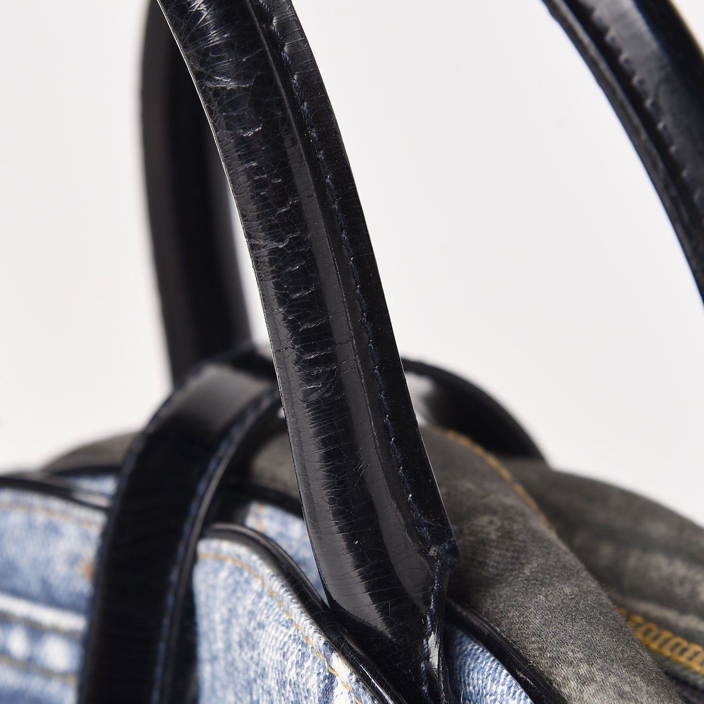 Denim Speedway Saddle Bowler Blue