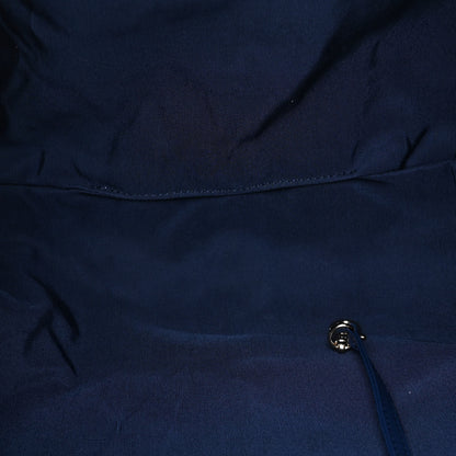 Chanel Cotton Canvas Large CC Embrace Hobo Navy 6 of 12