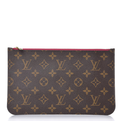 Louis Vuitton Monogram Neverfull MM GM Pochette Pivoine 1 of 7