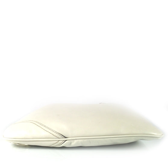 Leather New Britt Medium Hobo Ivory