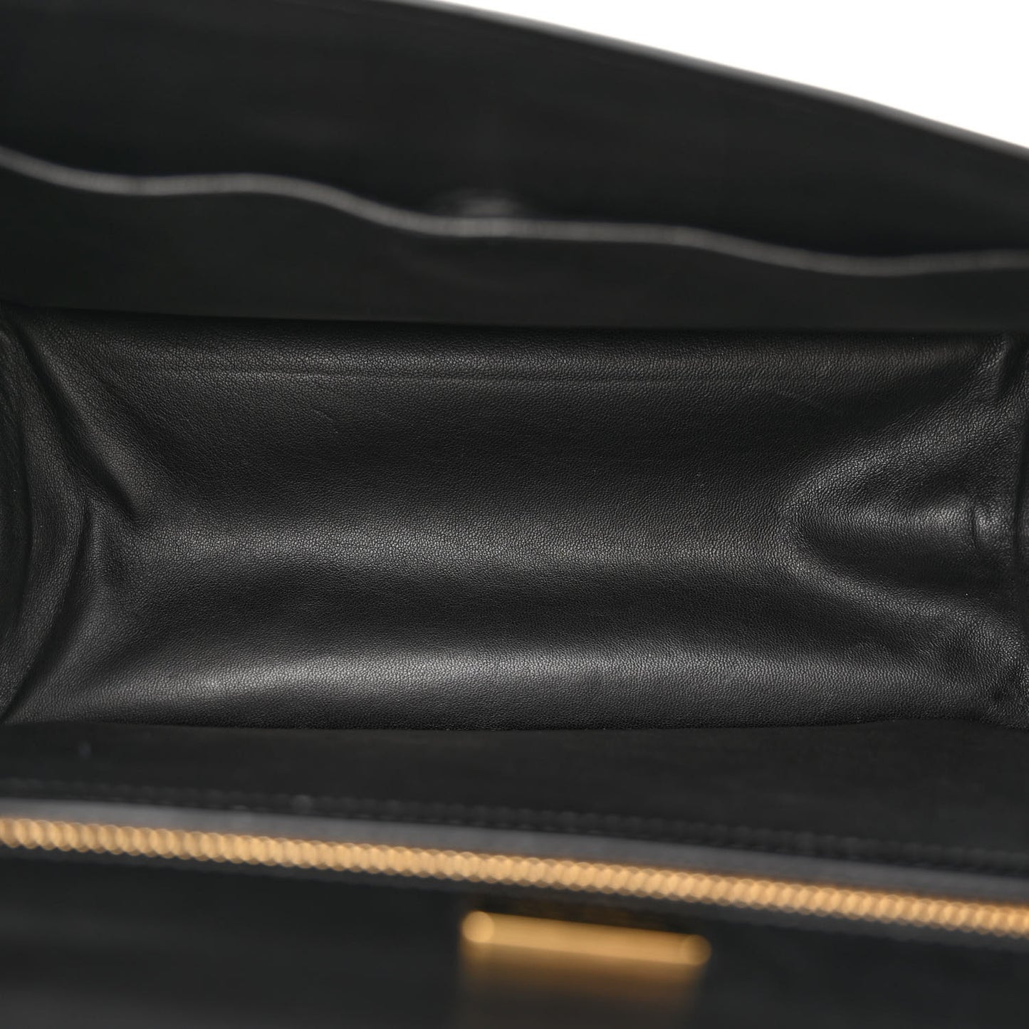 Antic Soft Saffiano Lions Head Cahier Shoulder Bag Black