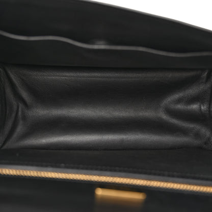 Prada Antic Soft Saffiano Lions Head Cahier Shoulder Bag Black 5 of 14