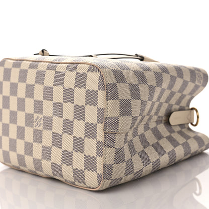 Louis Vuitton Damier Azur Braided Neonoe BB Pink 9 of 10
