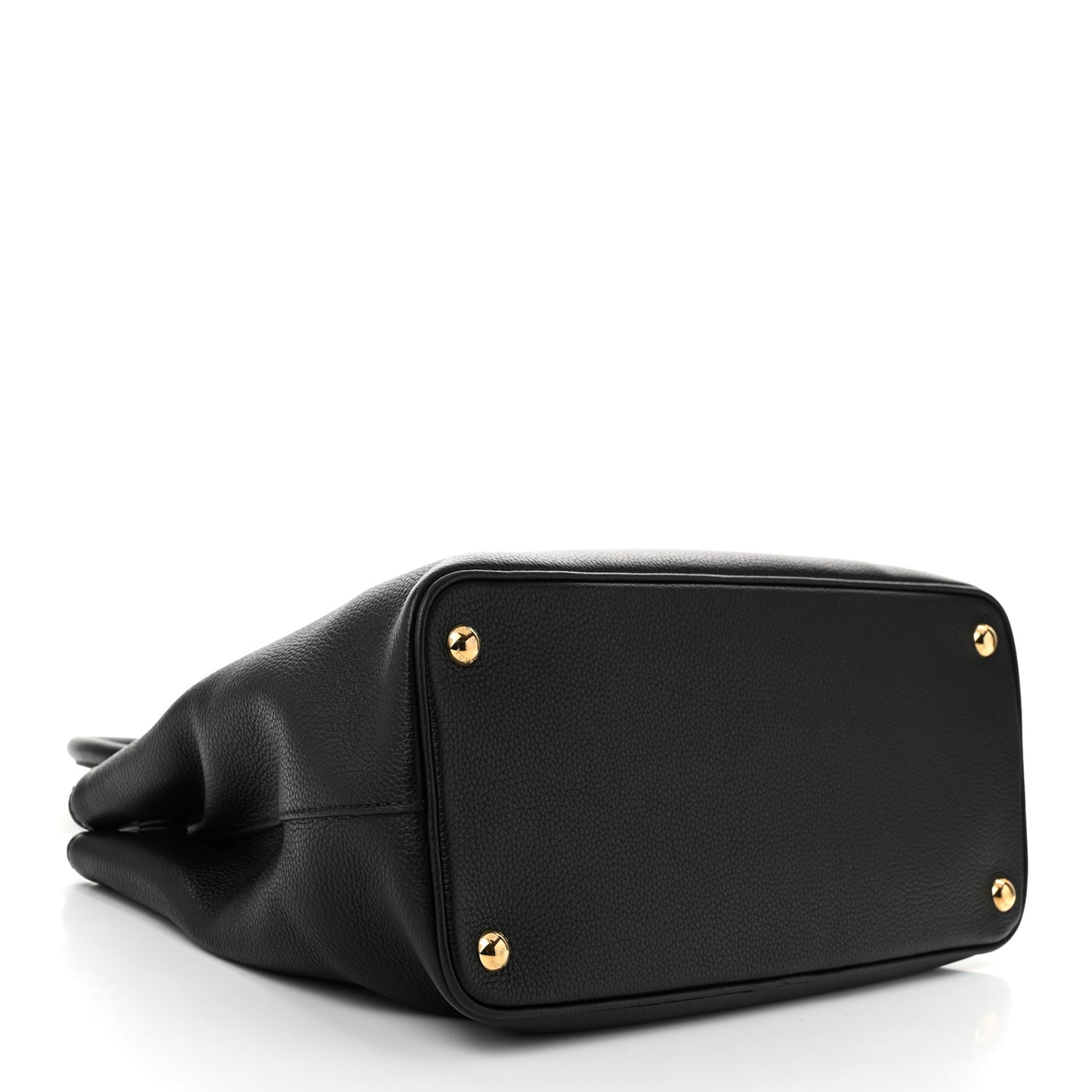 Vitello Phenix Shoulder Bag Black