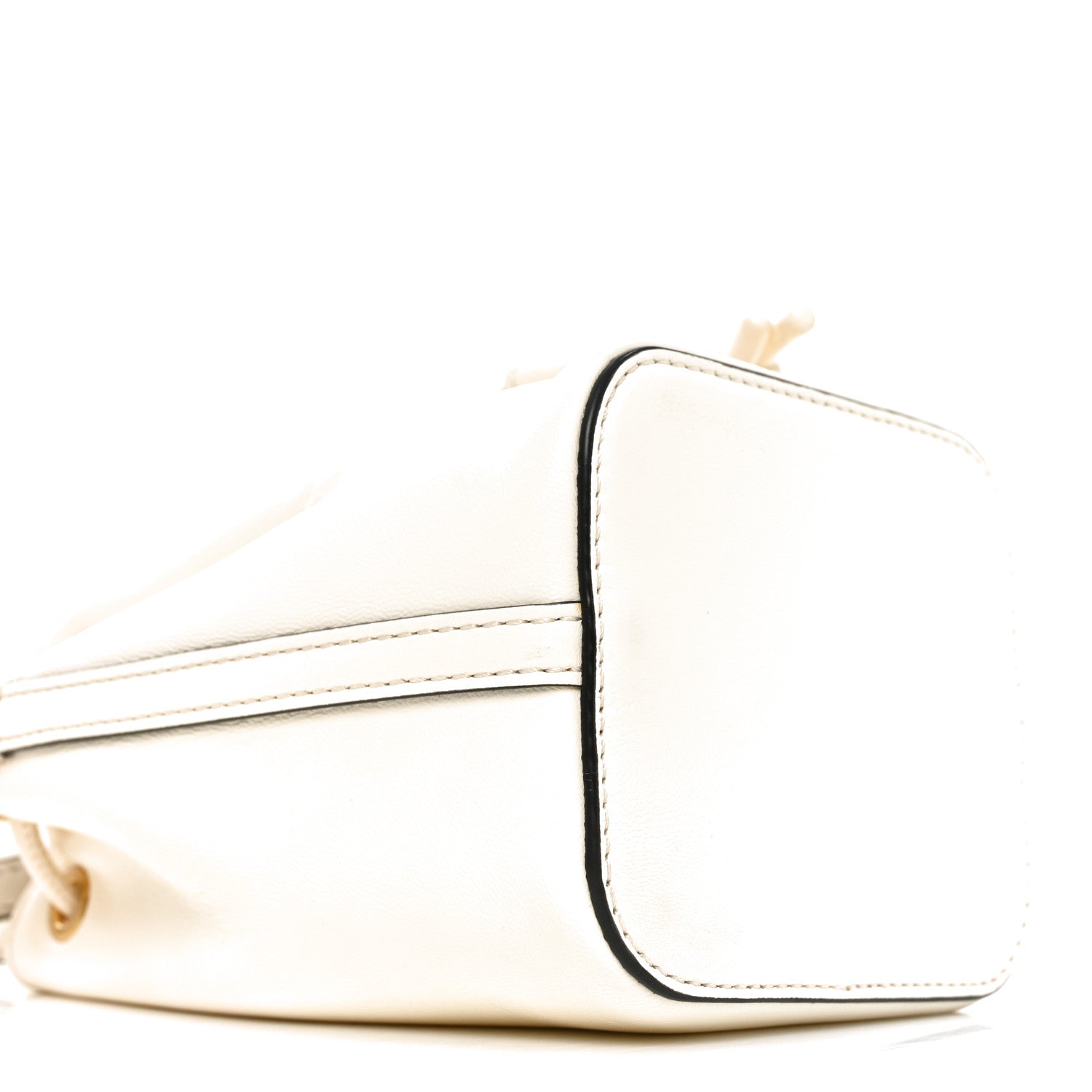 Valentino Garavani Nappa Mini VLogo Signature Bucket Bag Light Ivory 8 of 9
