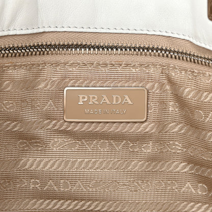 Prada Soft Calfskin Tote White 6 of 21