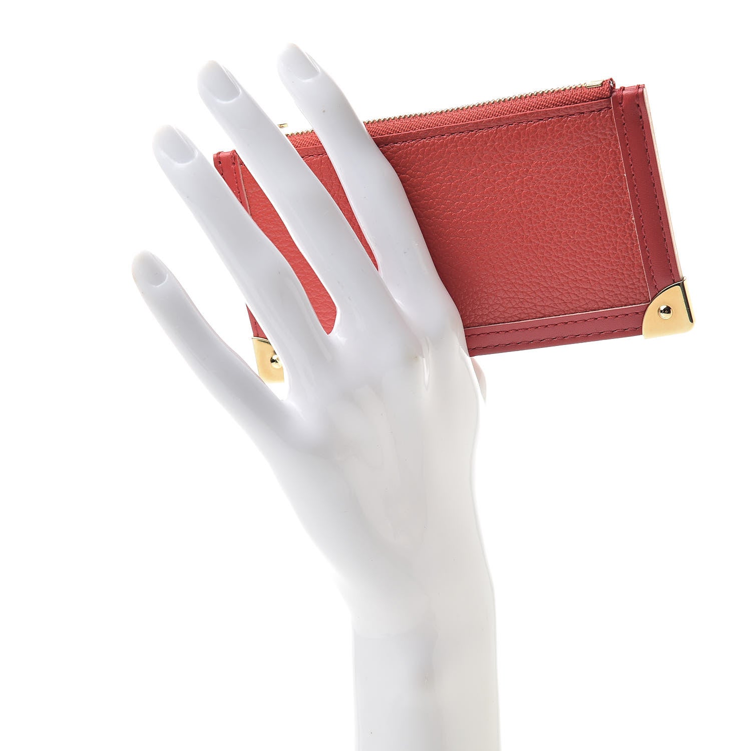 Louis Vuitton Suhali Key Pouch Geranium 2 of 6