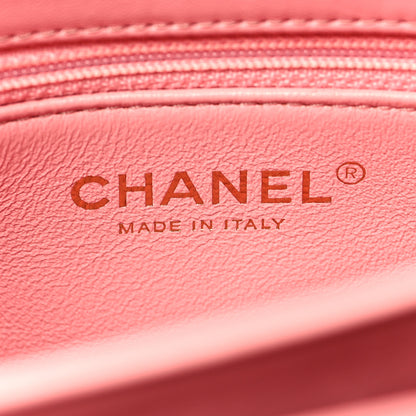 Chanel Lambskin Quilted Small Trendy Chain CC Dual Handle Flap Bag Light Pink 7 of 13