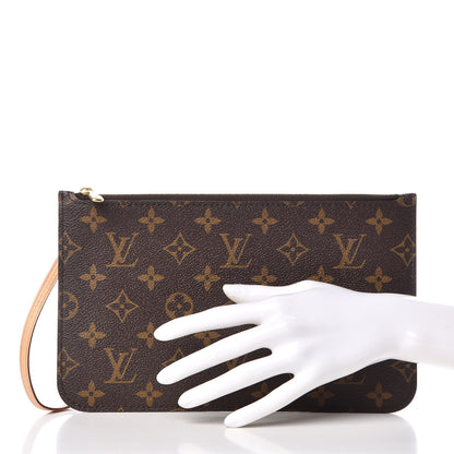 Louis Vuitton Monogram Neverfull MM GM Pochette 2 of 8