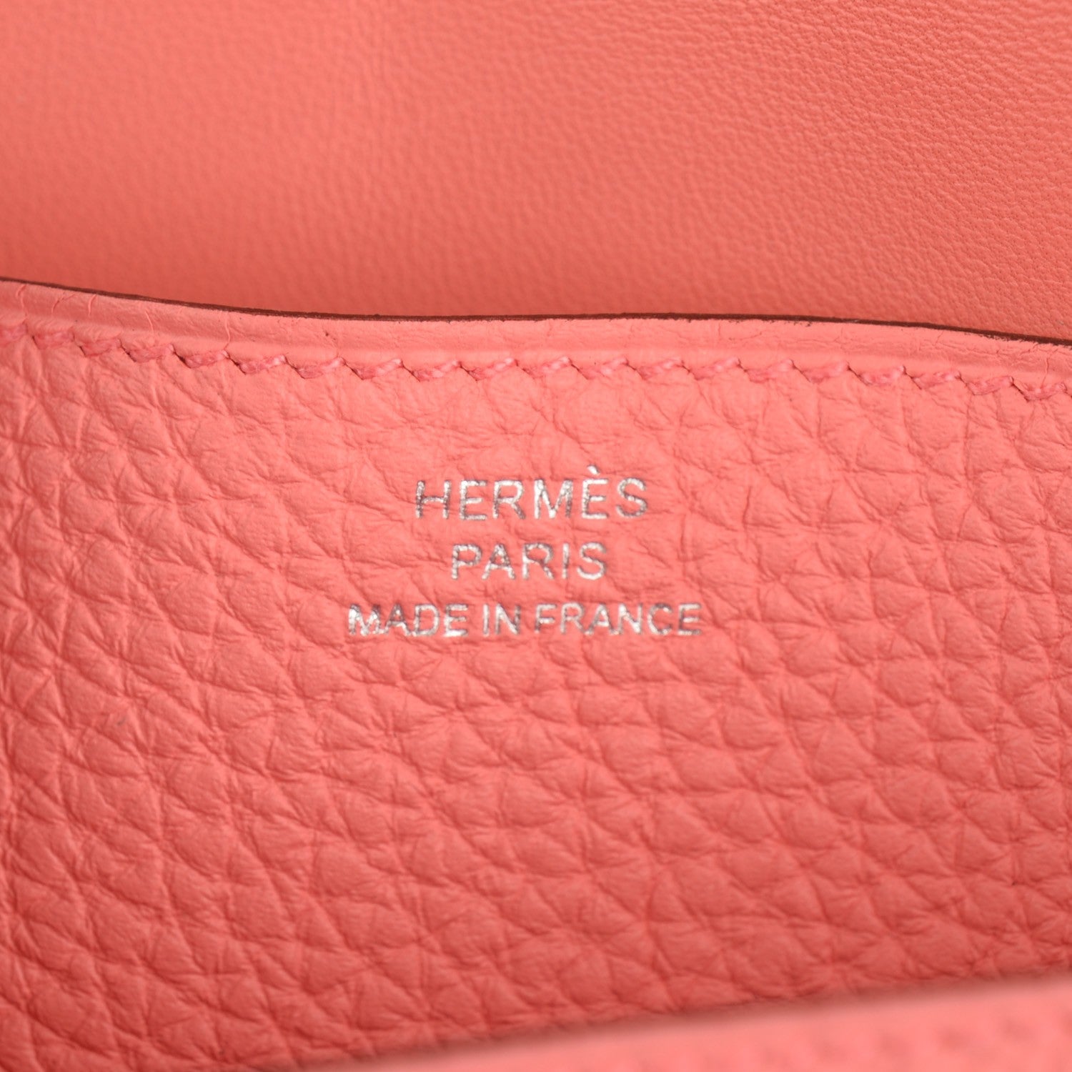 Hermes Togo Dogon Recto Verso Wallet Rose Candy 10 of 10