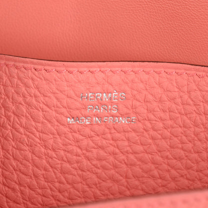 Hermes Togo Dogon Recto Verso Wallet Rose Candy 10 of 10