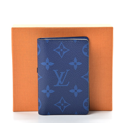 Louis Vuitton Monogram Taiga Pocket Organizer Cobalt 8 of 8