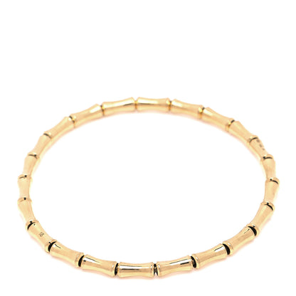 Gucci 18K Yellow Gold Small Bamboo Spring Bracelet 1 of 4