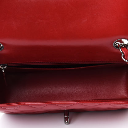 Chanel Lambskin Quilted Mini Rectangular Flap Red 4 of 4