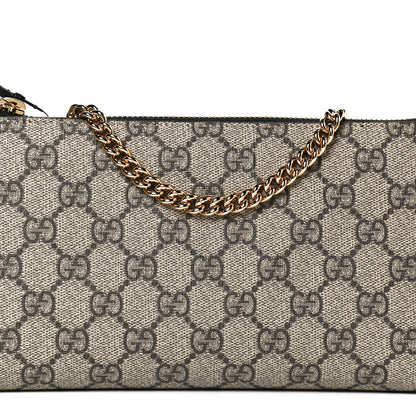 Gucci GG Supreme Monogram Wrist Wallet Black 5 of 10