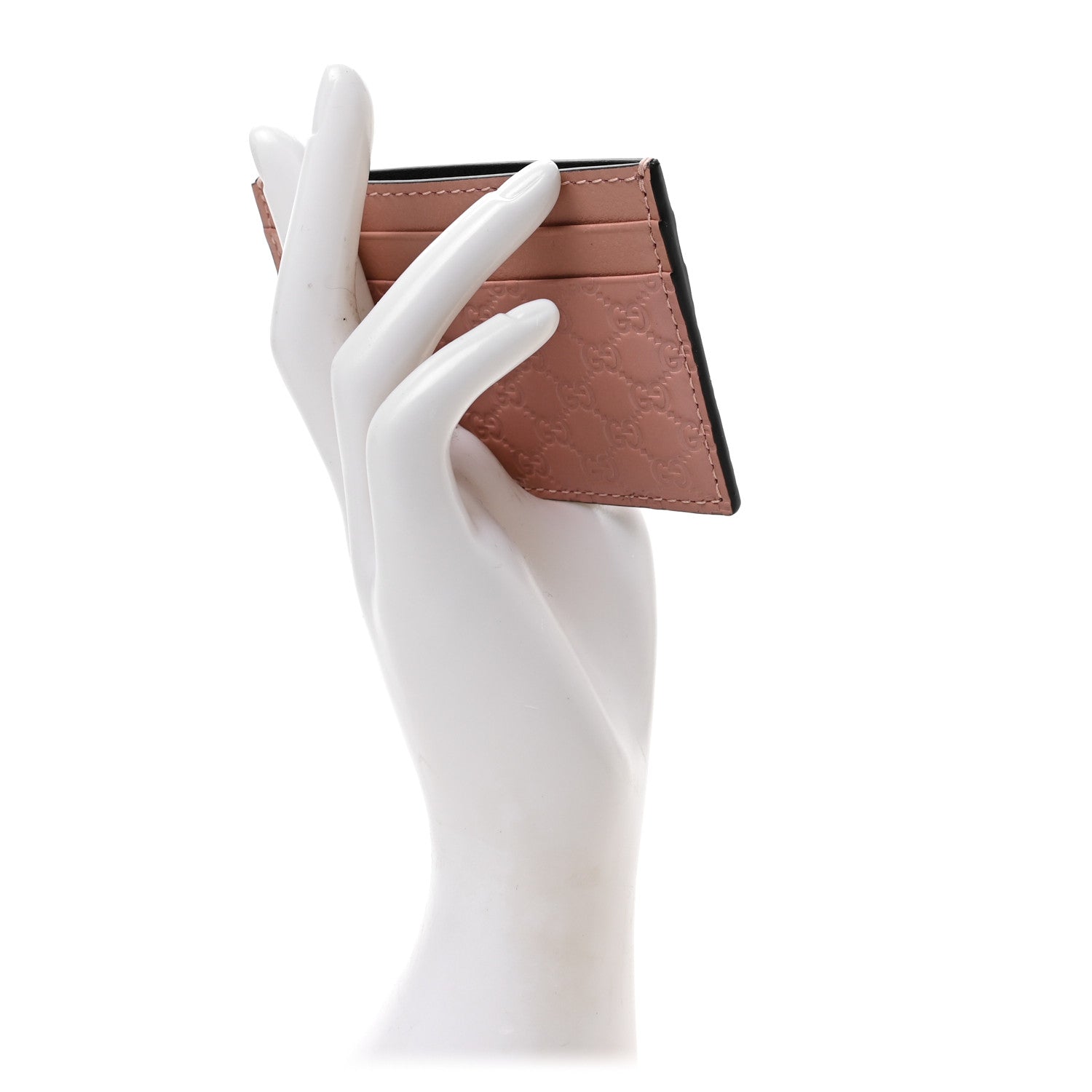 Gucci Microguccissima Card Holder Soft Pink 2 of 6