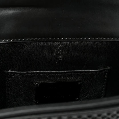 Bulgari X NICHOLAS KIRKWOOD Calfskin Studded Serpenti Forever Crossbody Black 7 of 23