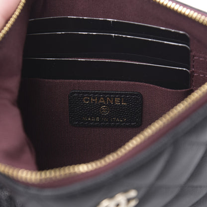 Chanel Caviar Quilted Small Pouch Black 6 of 8