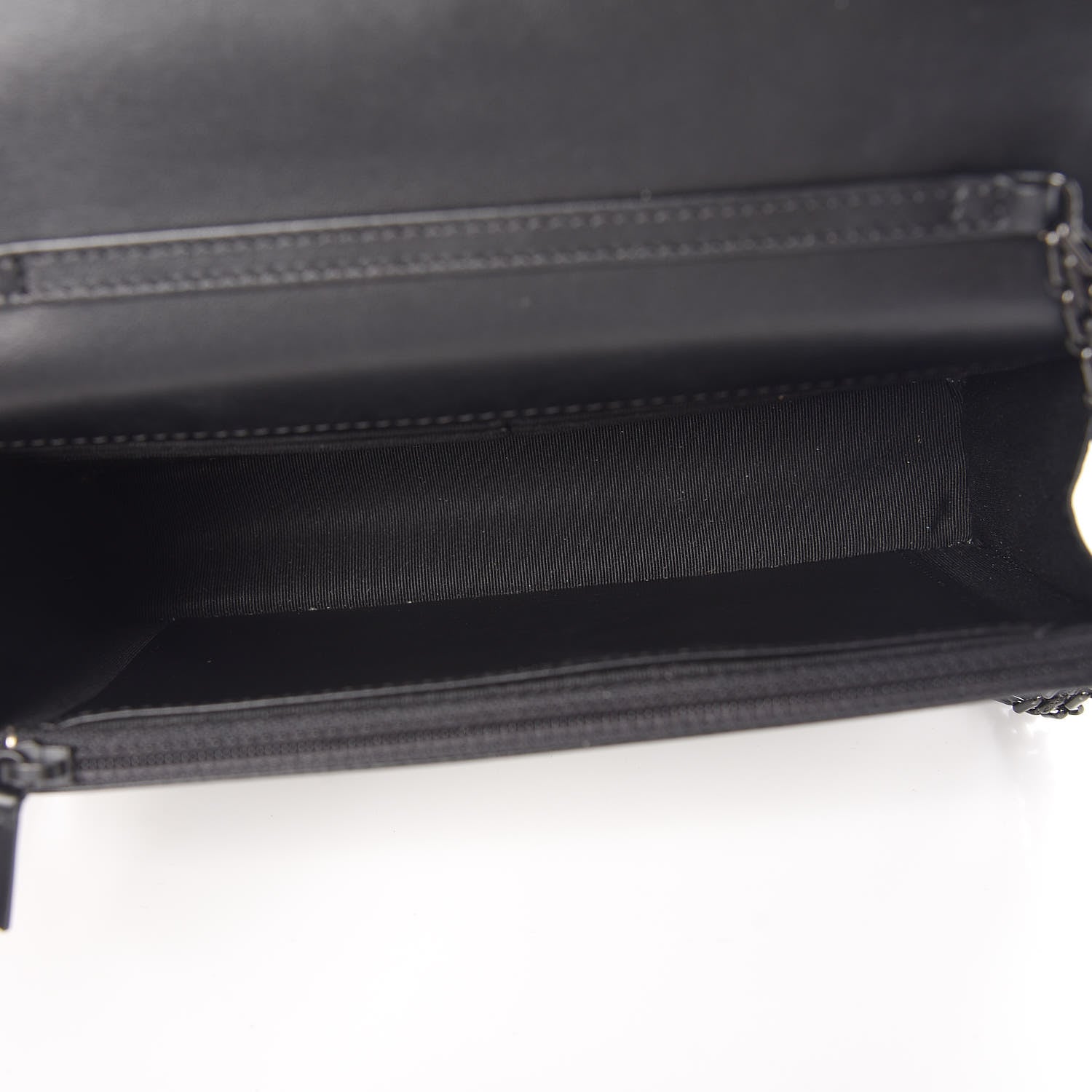 Chanel Aged Calfskin Quilted Reissue Wallet On Chain WOC So Black 5 of 10