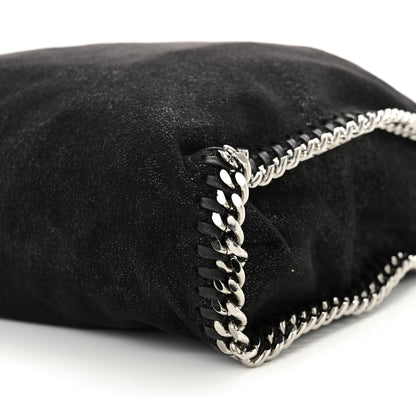 Stella McCartney Shaggy Deer Small Falabella Fold Over Tote Black 9 of 9