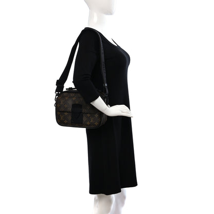 Louis Vuitton Monogram Macassar S Lock Messenger 2 of 8
