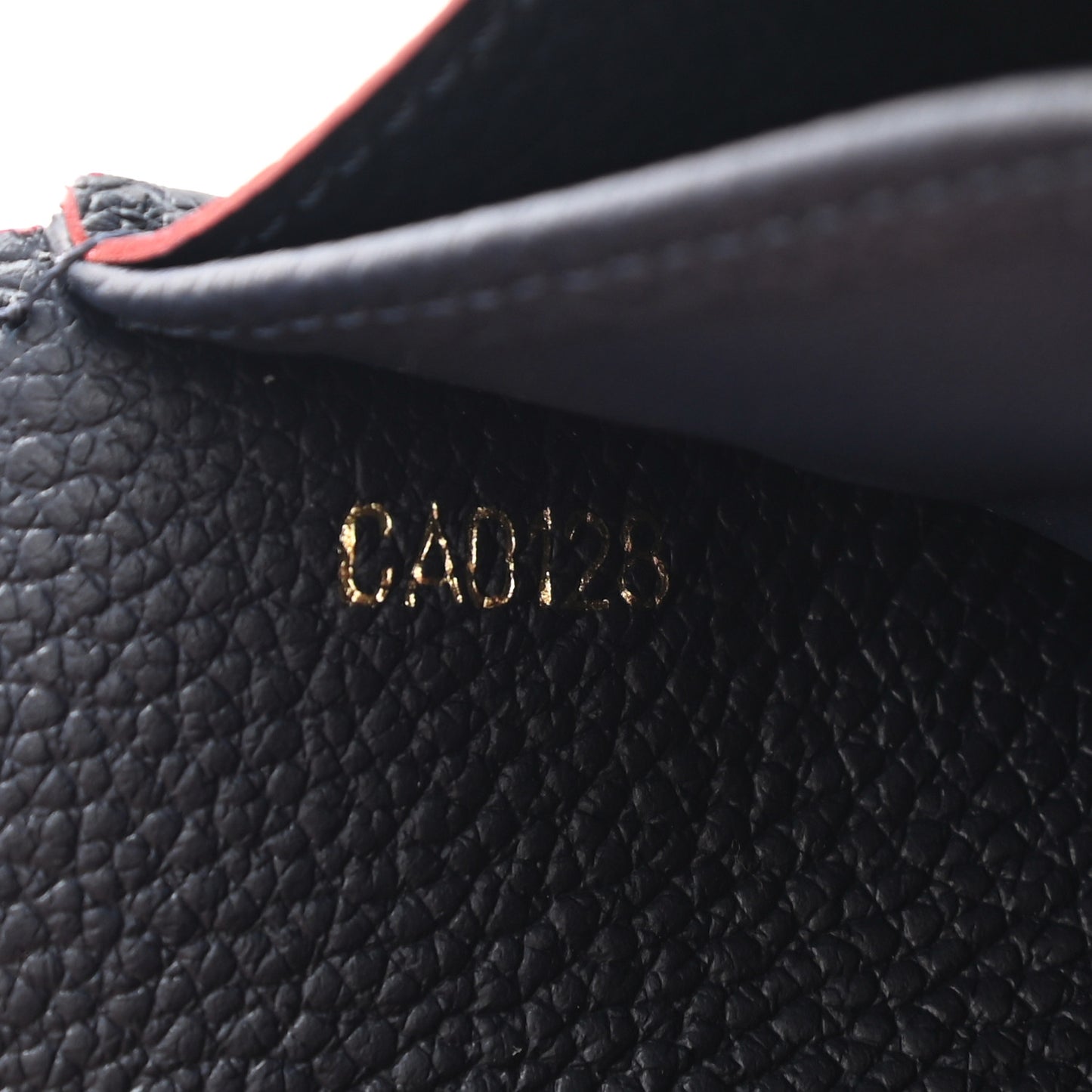 Empreinte Sarah Wallet NM Marine Rouge
